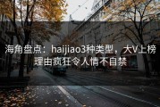 海角盘点：haijiao3种类型，大V上榜理由疯狂令人情不自禁
