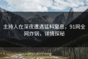 主持人在深夜遭遇猛料窒息，91网全网炸锅，详情探秘