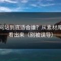 蜜桃网站到底适合谁？从素材库就能看出来（别被误导）
